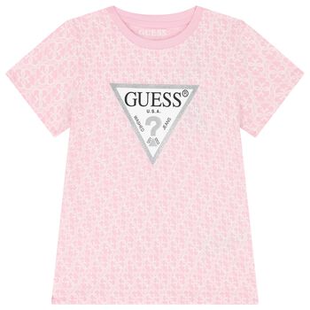 Girls Pink Logo T-Shirt