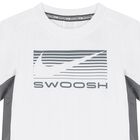 Boys White & Grey Shorts Set, 1, hi-res