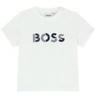 Baby Boys White Logo T-Shirt, 4, hi-res