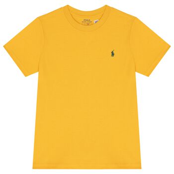 Boys Yellow Logo T-Shirt