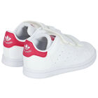Girls White Stan Smith Trainers, 1, hi-res