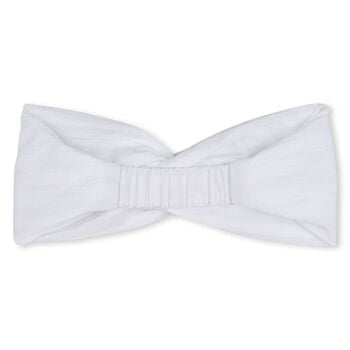 Baby Girls White Bodysuit & Headband Set