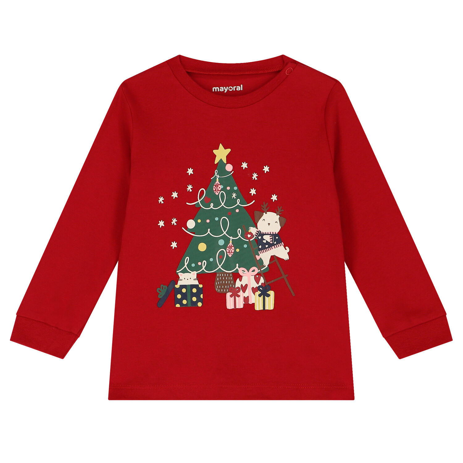 Red & Navy Blue Festive Pyjamas, 2, hi-res image number null