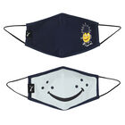 Navy & Ivory Pineapple Face Mask ( 2-Pack ), 2, hi-res