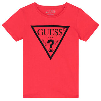 Girls Pink Logo T-Shirt