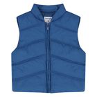 Younger Boys White, Blue & Beige Racing Car Tracksuit Set ( 3 Piece ) , 1, hi-res