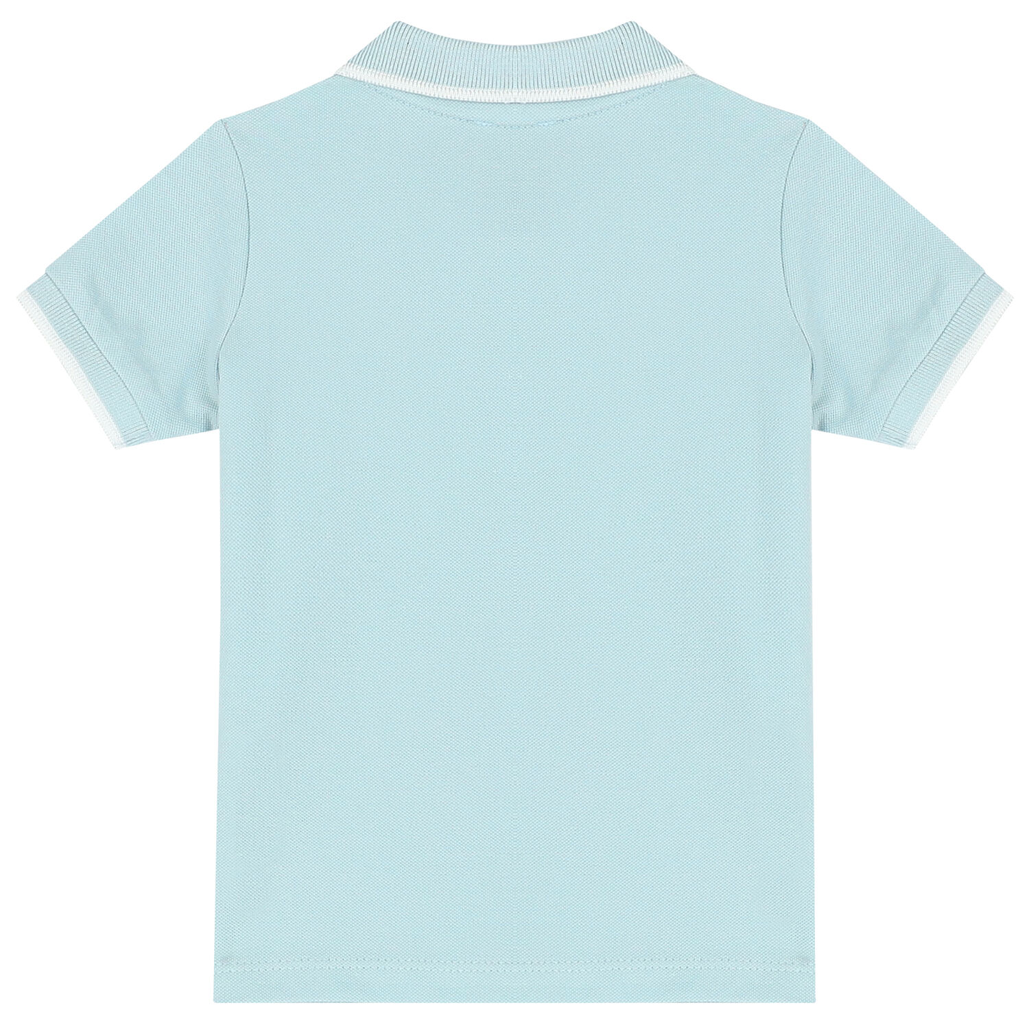 Younger Boys Blue Logo Polo Shirt, 1, hi-res