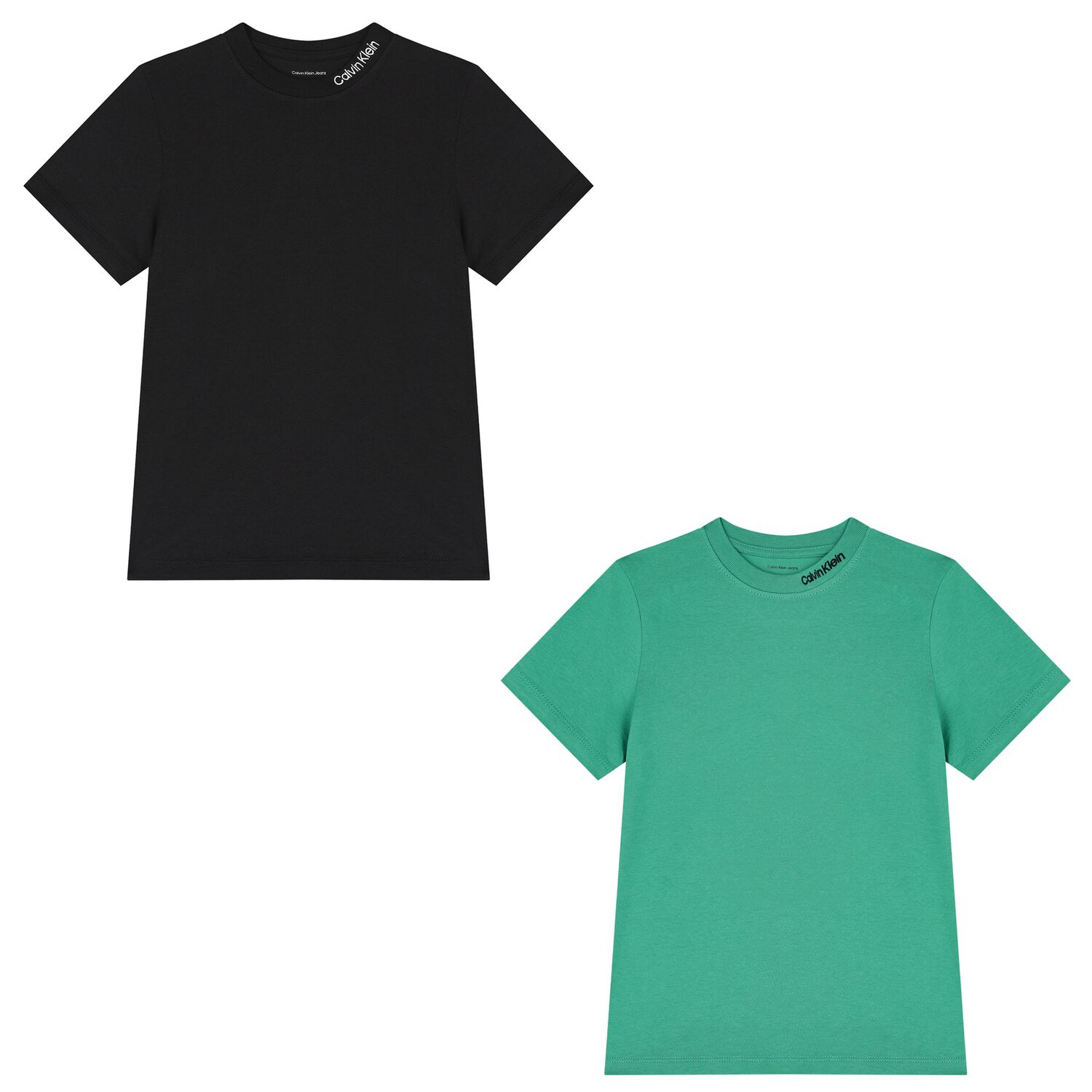 Boys Green & Black Cotton T-Shirts ( 2-Pack ), 1, hi-res image number null