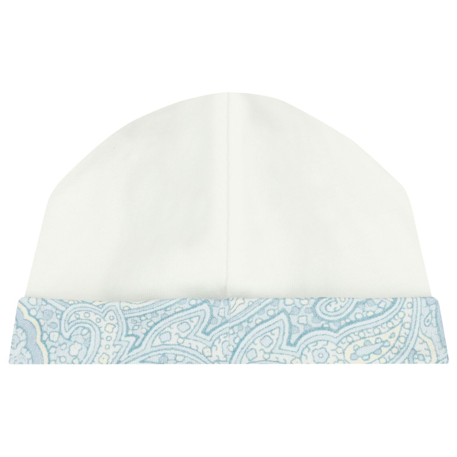 Baby Boys White & Blue Paisley Babygrow Gift Set, 1, hi-res