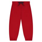 Younger Boys Grey, Red & Navy Blue 3-Piece Tracksuit, 3, hi-res