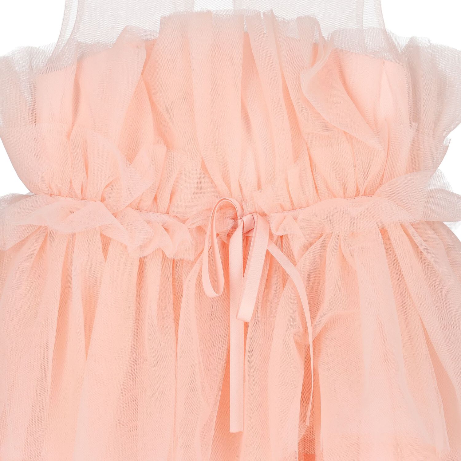 Girls Pink Ruffle Tulle Dress, 2, hi-res image number null