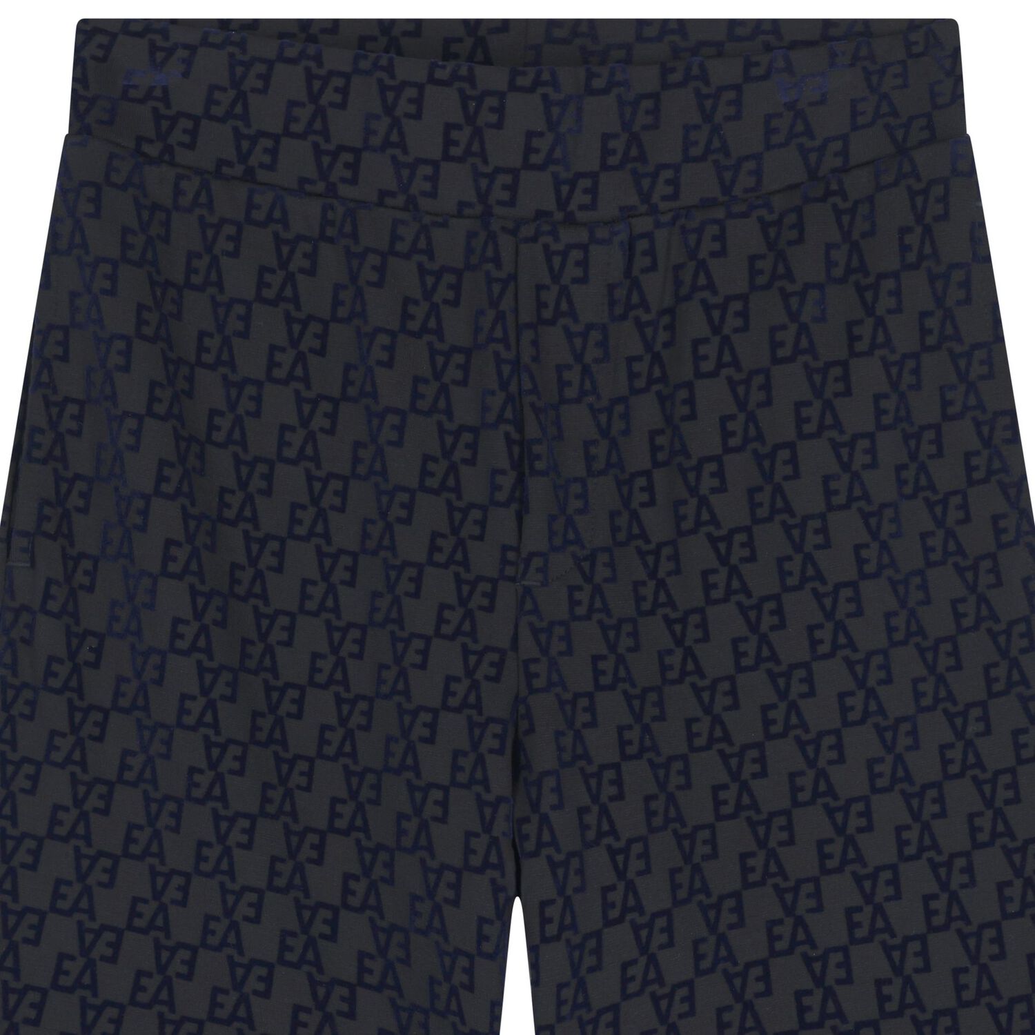 Boys Black & Navy Blue Logo Shorts, 1, hi-res