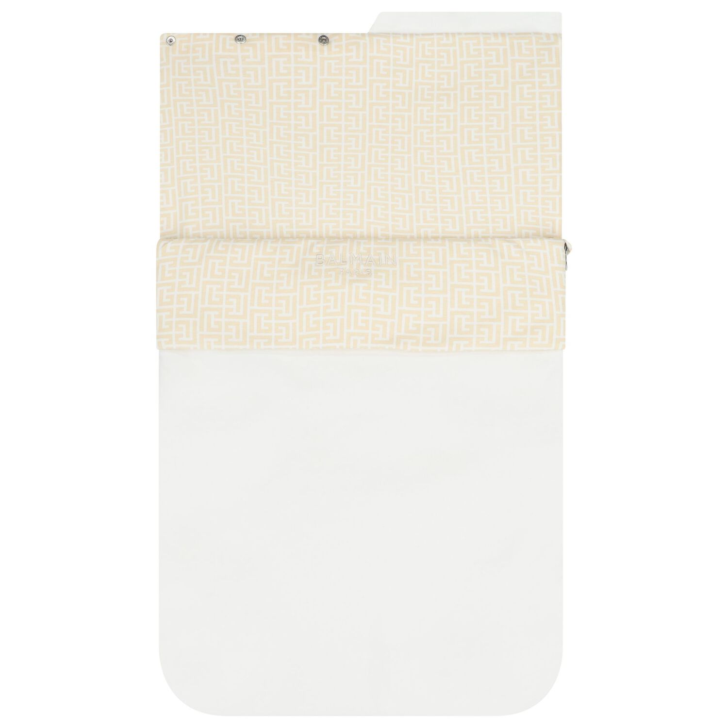 White & Yellow Logo Baby Nest, 1, hi-res