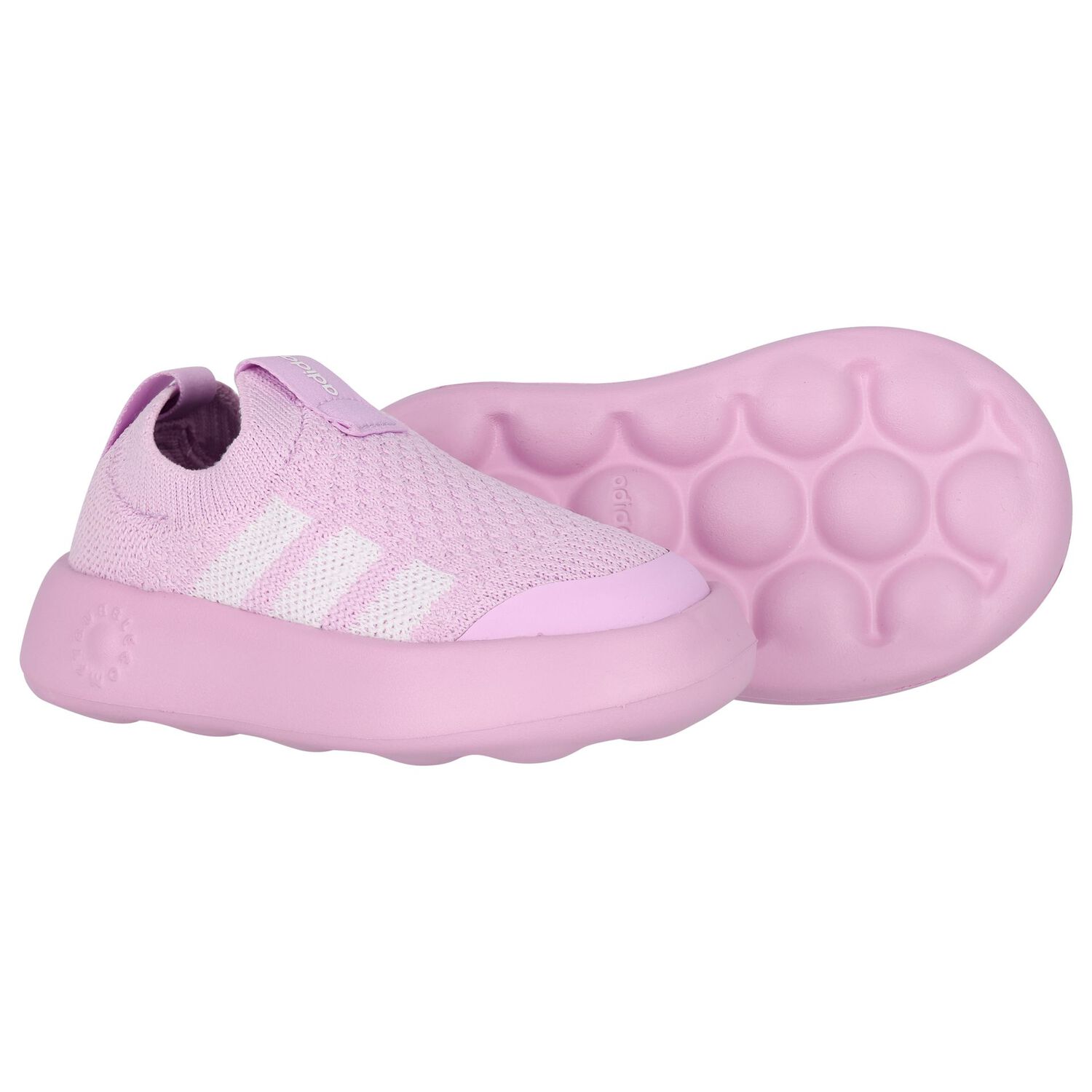 Girls Pink Logo Bubblecomfy Slip On  Trainers, 1, hi-res