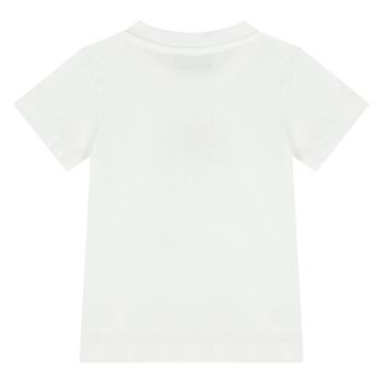 Younger White Teddy Bear Logo T-Shirt