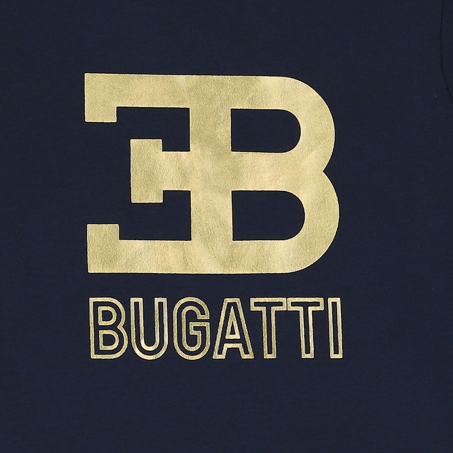 Boys Navy & Gold Logo T-Shirt, 2, hi-res
