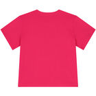 Girls Pink Logo T-Shirt, 1, hi-res