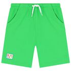 Boys Green Logo Shorts Set, 1, hi-res