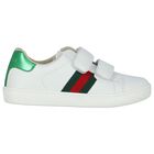 White Ace Leather Trainers, 1, hi-res