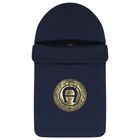 Baby Boys Navy Blue & Gold Logo Nest, 3, hi-res