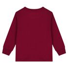 Baby Boys Burgundy Polo Bear Long Sleeve Top, 1, hi-res