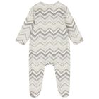 Grey Zig Zag Babygrow, 4, hi-res