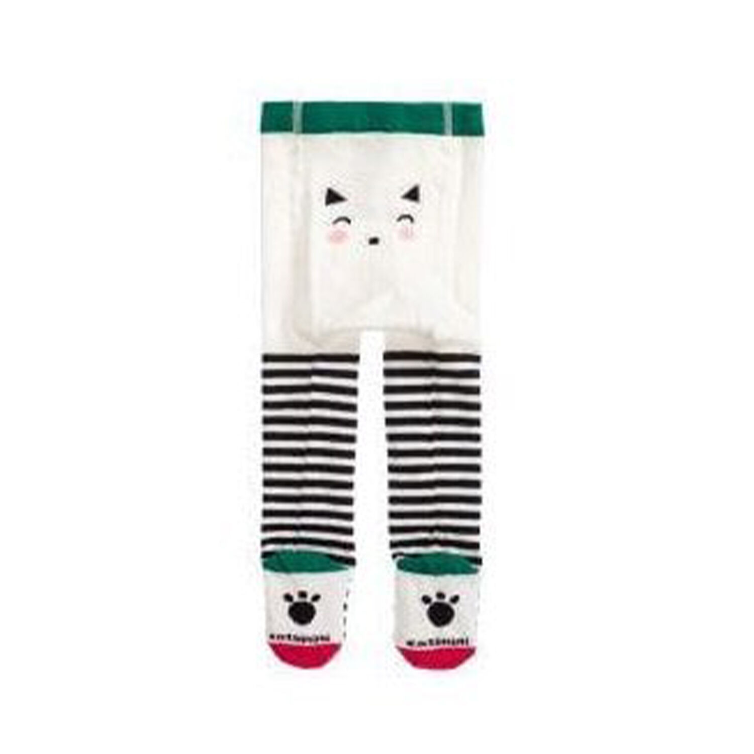 Baby Girls Ivory Printed Tights, 1, hi-res image number null