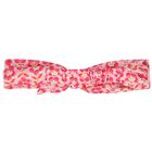 Girls Pink Floral Smocked Dress Set, 2, hi-res