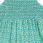 Girls Green Floral Smocked Dress Set, 1, hi-res