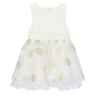Girls White Tulle Dress, 1, hi-res