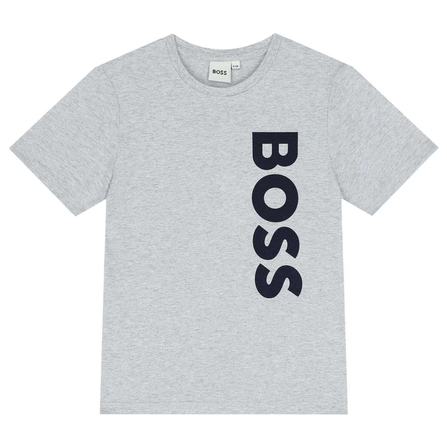 Boys Grey & Navy Blue Logo Shorts Set, 2, hi-res image number null