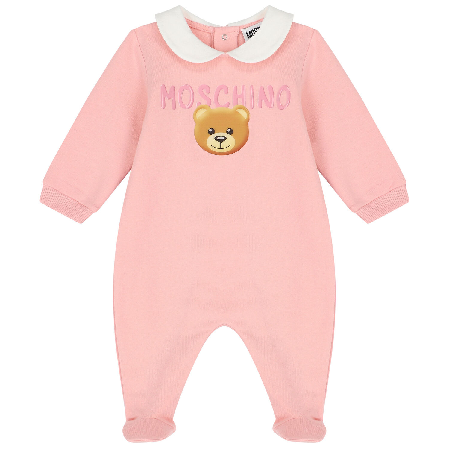 Pink Teddy Bear Logo Babygrow Gift Set, 1, hi-res