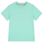 Boys Mini Me Green Logo T-Shirt, 4, hi-res