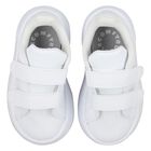 White Logo Velcro Bubblecomfy Trainers, 1, hi-res