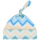 Blue & Yellow Zig Zag Babygrow Set, 1, hi-res