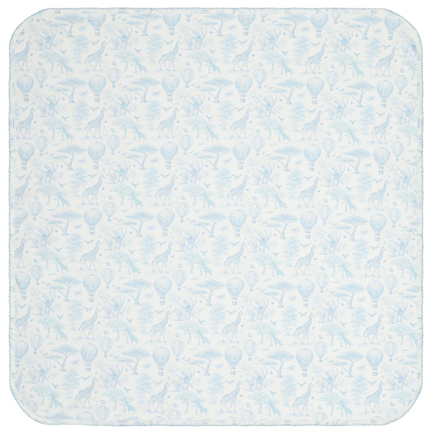 Baby Boys White & Blue Africa Babygrow Gift Set, 1, hi-res