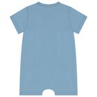 Baby Boys Navy Blue Elephant Romper Gift Set, 2, hi-res