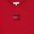 Girls Red Logo Dress, 1, hi-res