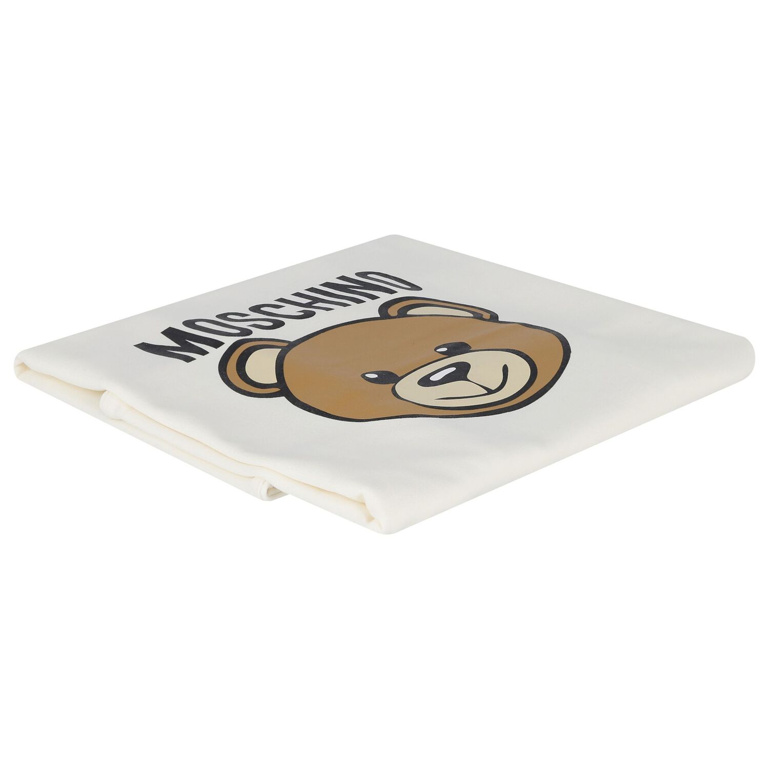 Ivory Teddy Bear Logo Baby Blanket, 1, hi-res