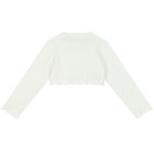 Baby Girls Ivory Bolero Cardigan, 2, hi-res