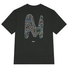 Boys Black Logo T-Shirt, 3, hi-res