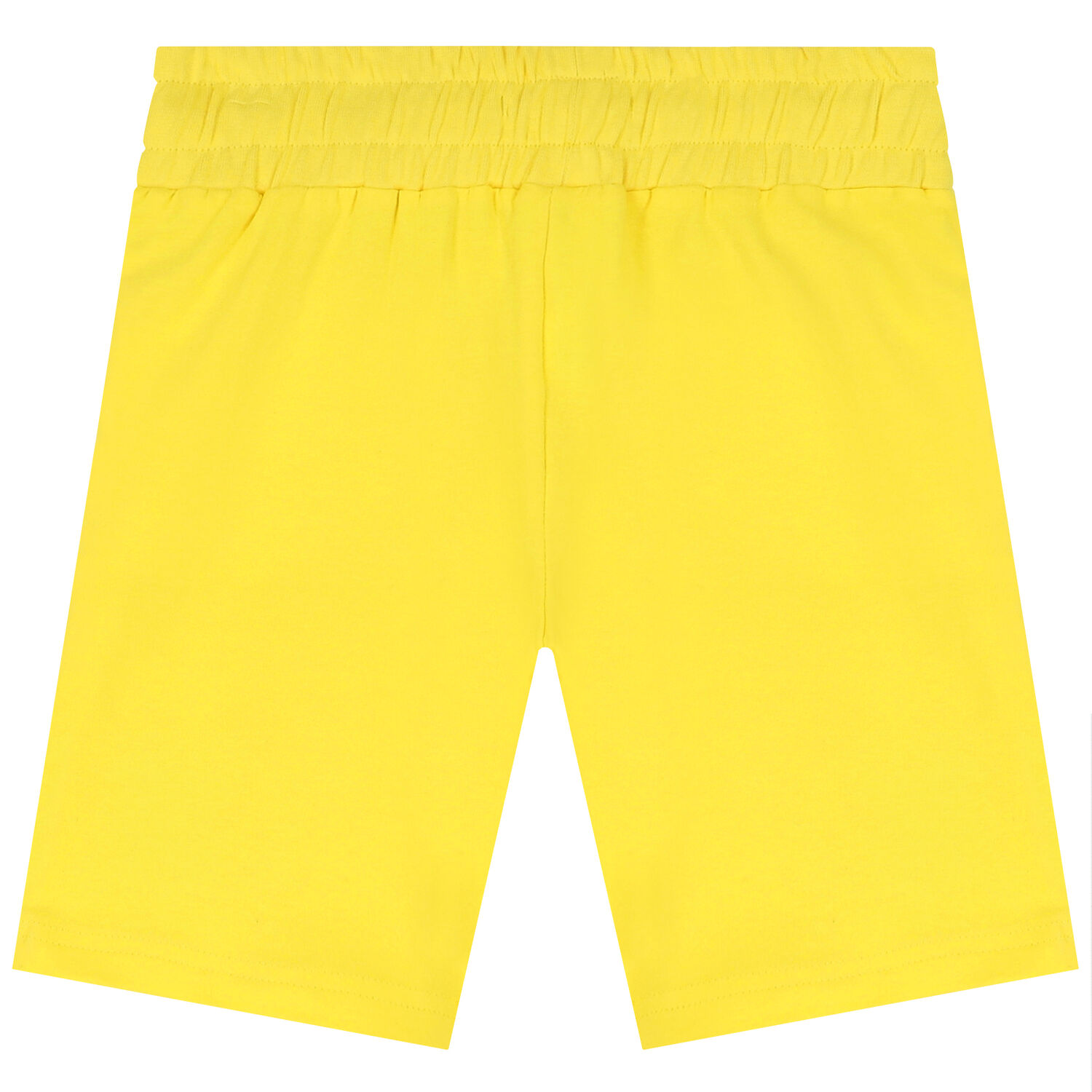 Boys Yellow & Gold Logo Shorts, 1, hi-res