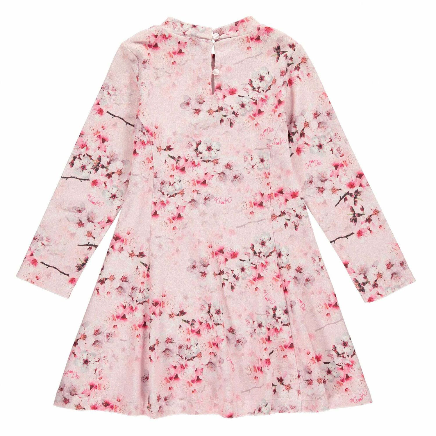 Girls Pink Floral Dress, 1, hi-res image number null