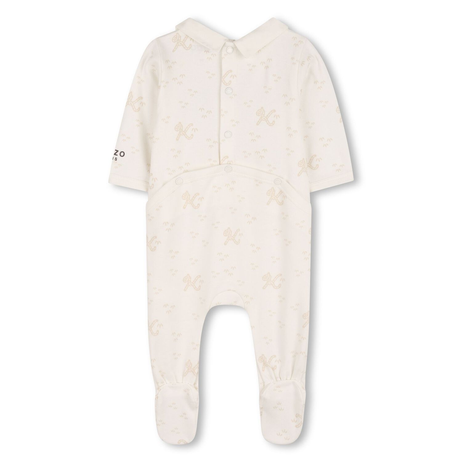 Ivory & Beige Tiger Logo Babygrow Gift Set, 1, hi-res
