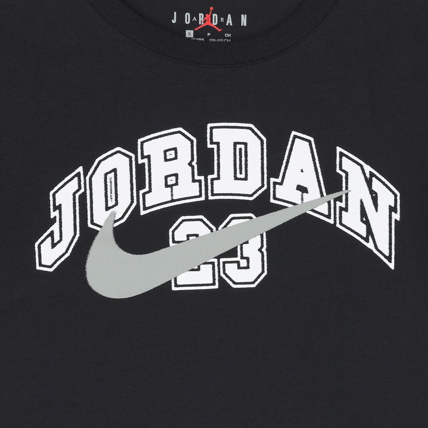 Boys Black Jordan Logo T-Shirt, 1, hi-res