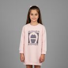 Girls Pink Logo Dress, 2, hi-res