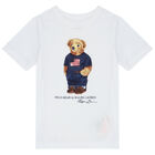 Boys White & Blue Polo Bear Pyjamas, 1, hi-res