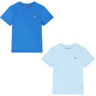 Boys Blue Logo T-Shirts ( 2-Pack ), 2, hi-res