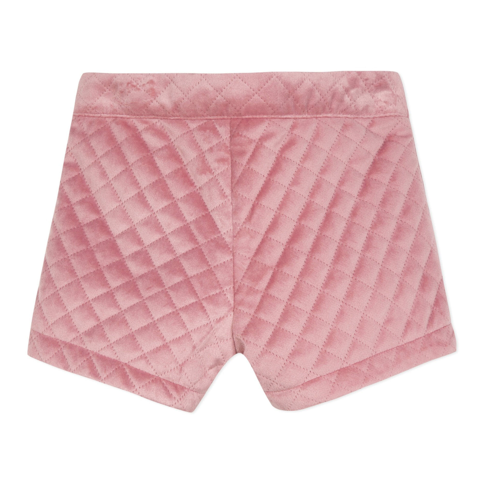Light pink outlet velvet shorts