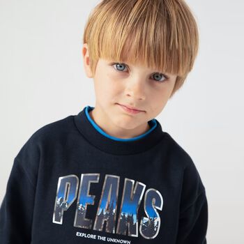 Boys Navy Blue Sweatshirt